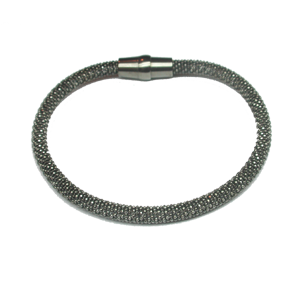 Oxidised Mesh Bangle