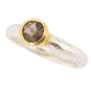 Smokey Quartz Stacking Ring