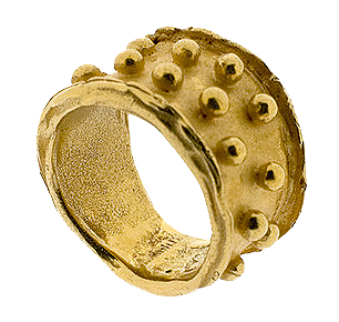 Gold Plated Bobble Ring